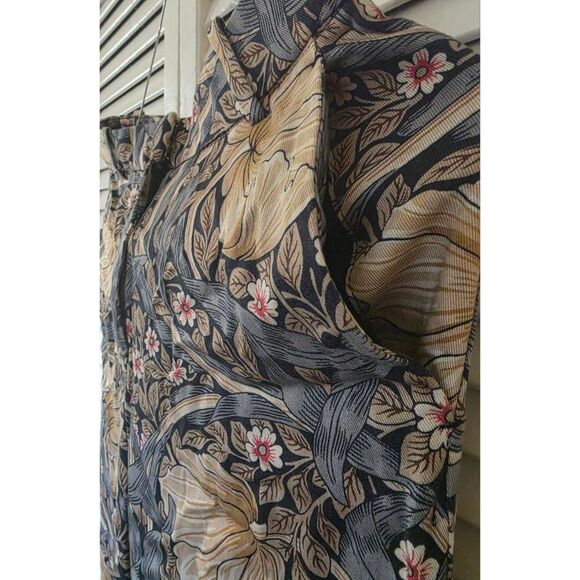 Morris & Co. x H&M Women’s Floral Pants Size 6 Arts & Crafts Inspired Print - Picture 3 of 11